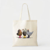 Tote Bag Lady Chickens (Devant)