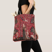 Tote Bag Lady et Unicorn Moyen Tapestry Touch (De près)
