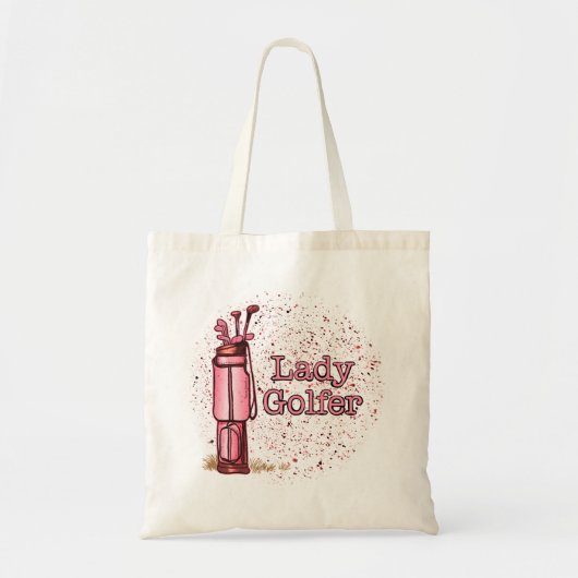 Tote Bag Lady Golfer (Devant)