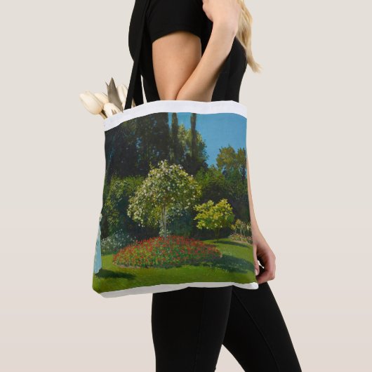 Tote Bag Lady in the Garden 1867 par Claude Monet (De près)