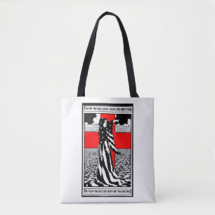 Tote Bag Lady Liberty WWI Poster patriotique américain 1918