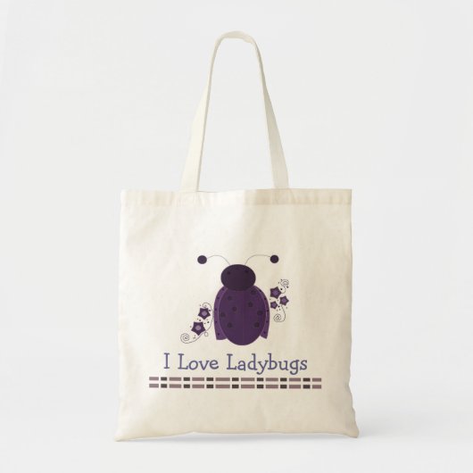 Tote Bag Ladybug blanc (Devant)