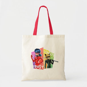 Tote Bag Ladybug & Cat Noir Confiance et fidélité