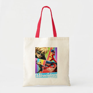 Tote Bag Ladybug & Cat Noir | Puissance Miraculeuse !