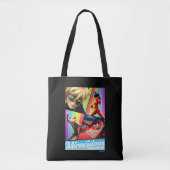 Tote Bag Ladybug & Cat Noir | Puissance Miraculeuse ! (Devant)