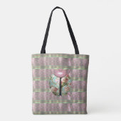 Tote Bag Ladybug rose floral victorien mignon (Dos)