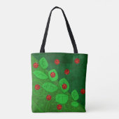 Tote Bag Ladybug Whimsey 3D Folk Art (Dos)