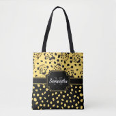 Tote Bag Ladybugs Jaune (Devant)