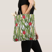 Tote Bag Ladybugs : motif d'aquarelle arrière - plan margue (De près)