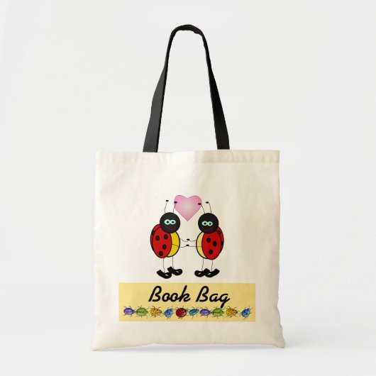 Tote Bag Ladybugs together Book Bag (Devant)