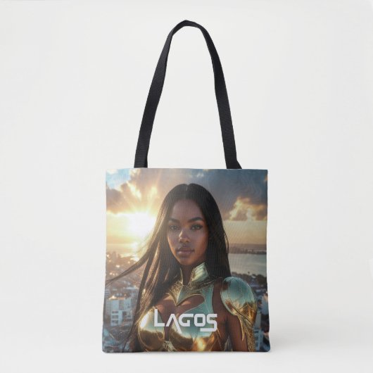 TOTE BAG LAGOS - SUPERHÉROS (Devant)