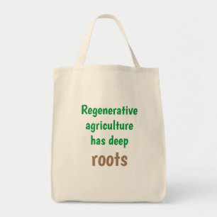 Tote Bag "L'agriculture régénératrice a des racines prof