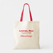 Tote Bag Lahaina, Maui 8 août 2023 #NeverForget (Dos)