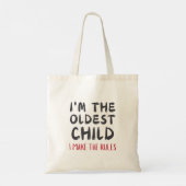 Tote Bag L'aîné – Je Fais les Règles (Dos)