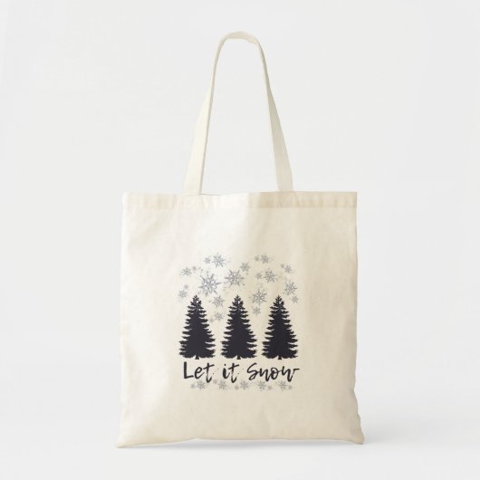 Tote Bag Laisse-le neiger (Devant)