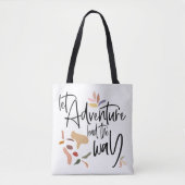 Tote Bag Laisser Aventure Diriger La Façon D'Appliquer Le D (Devant)