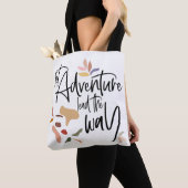 Tote Bag Laisser Aventure Diriger La Façon D'Appliquer Le D (De près)