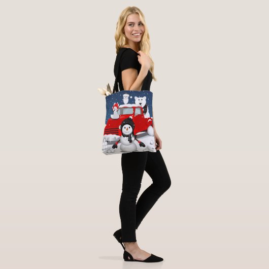 Tote Bag Laisser neiger (Sur le modèle)