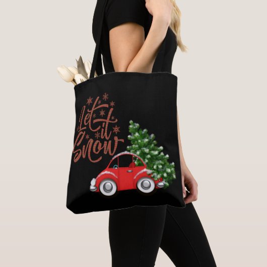 Tote Bag Laisser neiger | Bug de coléoptère | Arbre à pin à (De près)