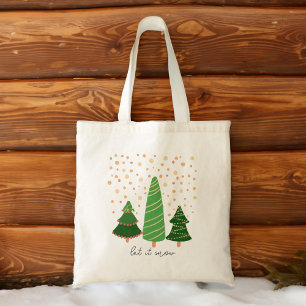 Tote Bag Laisser neiger des cadeaux de Noël pour elle