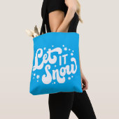 Tote Bag Laisser neiger hiver design (De près)