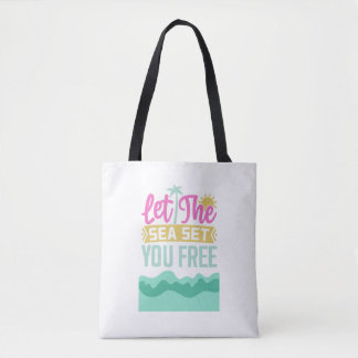 Tote Bag Laissez la mer vous libérer