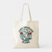 Tote Bag Laissez le Groenland en paix (Dos)