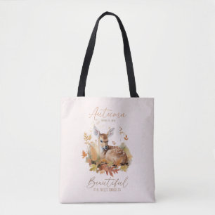 Tote Bag Laissez les choses passer l'automne
