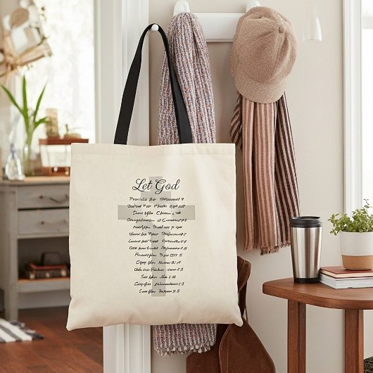 Tote Bag Laissez l'inspiration des Écritures divines