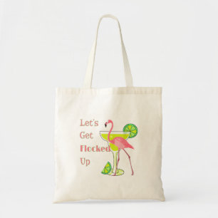 Tote Bag Laissons le Flamant rose s'empiler