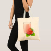 Tote Bag Lait de fraise (Devant (produit))