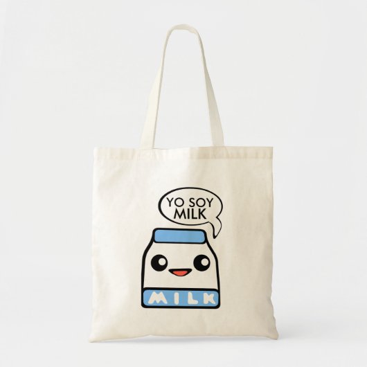 Tote Bag Lait de soja de Yo Kawaii (Devant)
