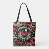 Tote Bag Lait large des yeux (Dos)