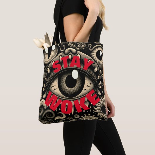 Tote Bag Lait large des yeux (De près)