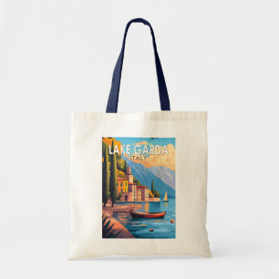 Tote Bag Lake Garda Italie Travel Art Vintage