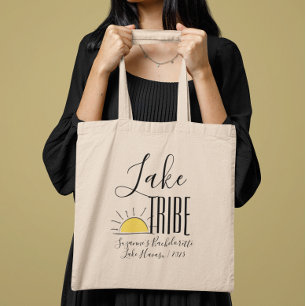 Tote Bag Lake Tribe Girl's Trip Bachelorette Vacation