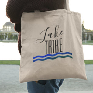 Tote Bag Lake Tribe Girl's Trip Bachelorette Vacation Boat