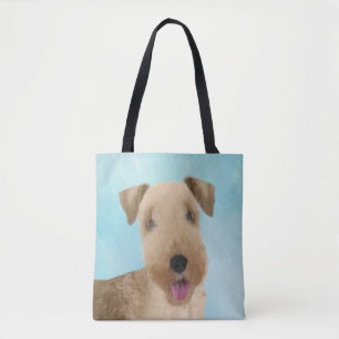 Tote Bag Lakeland Terrier Peinture - Cute Original Chien Ar