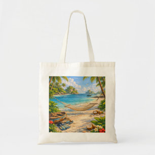 Tote Bag Lakshadweep Inde Hamac de plage tropicale