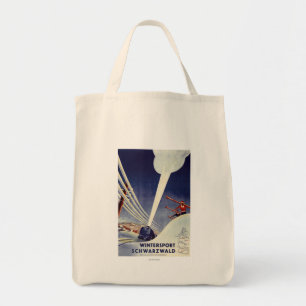 Tote Bag L'Allemagne - ski dans la forêt noire