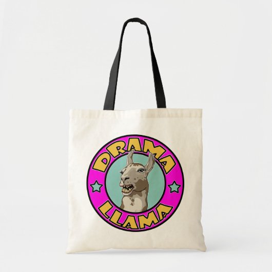 Tote Bag Lama de drame, (Devant)