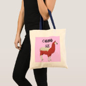 Tote Bag Lama de Se de Como (Devant (produit))