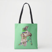 Tote Bag lama drôle (Devant)