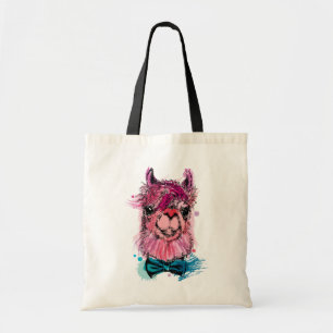 Tote Bag Lama rose mignon