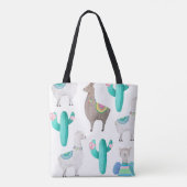 Tote Bag Lamas adorables (Dos)