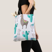 Tote Bag Lamas adorables (De près)