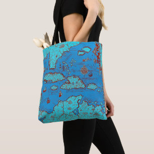 Tote Bag L'Amérique Centrale ("Amérique Occidentalis ")