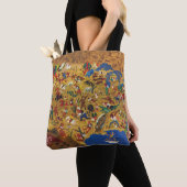 Tote Bag L'Amérique de William Gropper - folklore de bande (De près)