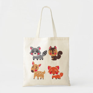 Tote Bag L'ami heureux de forêt
