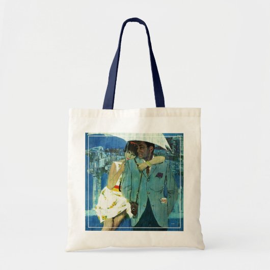 Tote Bag L'amour arrive à Miss Lucas (Devant)